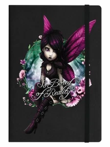 Hexxie Rose, So Bored Of Reality, Black A5 Hard Cover Notebook Gothic Fairy Gift - Picture 1 of 4