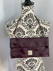 Dooney & Bourke Rare Purple Glossy Patent Leather Fold over Clutch Evening Bag