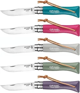 COLTELLI OPINEL VRI LACCIO N.6 MANICI COLORATI - Foto 1 di 1