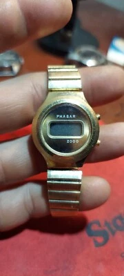 Phasar Digital Ladies Gold Tone Vintage Watch 1970s - Изображение 1 из 4