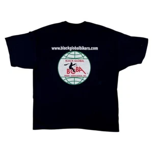 Vintage 2006 Rare Black Global Bikers Association T-shirt. Sz XXL Motorcycle - Picture 1 of 2