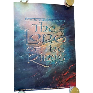 LORD OF THE RINGS 1978 Animated ORIGINAL MOVIE POSTER Vtg Ralph Bakshi 22x30 - Picture 1 of 12