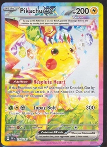 Pokemon - Pikachu EX Surging Sparks 238/191 - Special Illustration Rare #3! - Picture 1 of 2