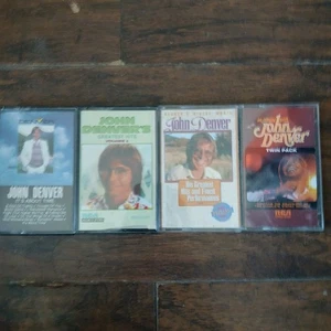 John Denver 4 Alben Kassetten Lot. Country Musik Sammler. Cinch. Folk. Cowboy. - Bild 1 von 10
