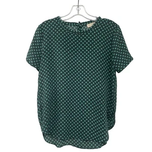 Top donna Loft verde/multistampa manica corta taglia XS - Foto 1 di 9