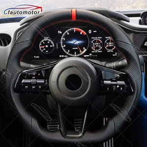 Full Leather Sport Steering Wheel Red Line Fit for Nissan Z 400Z RZ34 2023-2025 - Bild 1 von 12