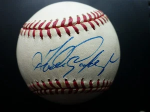 Andres Galarraga Signed American League Baseball with Case &COA - Picture 1 of 4
