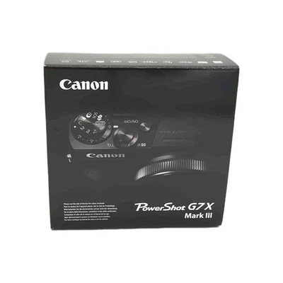 Canon PowerShot G7 X Mark III Schwarz 20.1MP Kompaktkamera - Bild 1 von 3