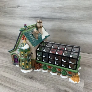 Department 56 North Pole Series “Mrs. Claus' Greenhouse” #56395 Heritage Village - Picture 1 of 11