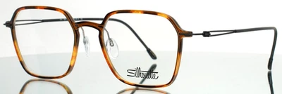 SILHOUETTE SPX 2927 75 6040 Havana Unisex Suqre Eyeglasses 49-18-135 B:40 - Image 1 of 4