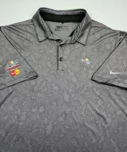 Nike Bay Hill Palmer Invitational Gray Camo Pattern Golf Polo Shirt Men's Sz 2XL - Picture 1 of 5