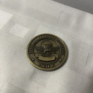 U.S. Military Special Operations Command Pacific Challenge Coin Nice Shape - Foto 1 di 11