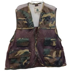 Northwest Territory Hunting Vest W Game Bag Camouflage Mens 2X? (26"x26" actual) - Picture 1 of 4