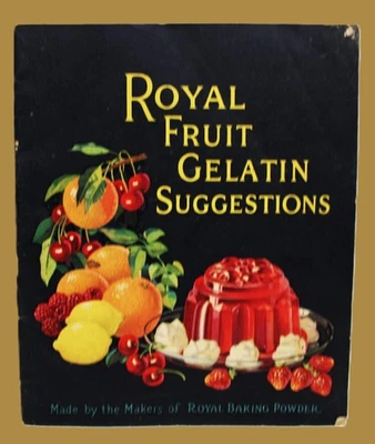 SUGERENCIAS DE GELATINA DE FRUTAS REALES PUBLICIDAD RECETAS FOLLETO POSTRES 1926 Foto 1 de 4