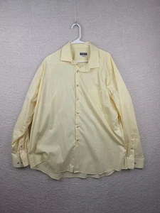 Van Heusen gelbes langärmliges geknöpftes Herrenhemd normale Passform Stretch 2XL - Bild 1 von 14