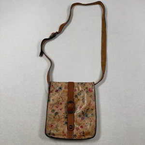 Vintage Patricia Nash Leather Purse Flower Crossbody Bag Purse EUC - Picture 1 of 11