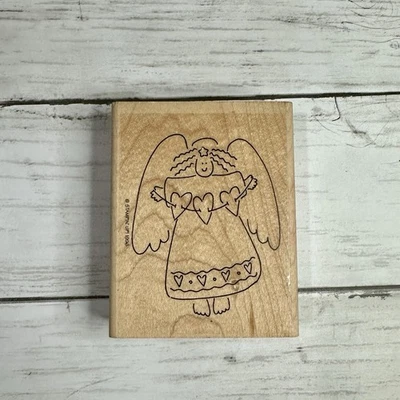 Stampin Up! 1996 - Ángel - Sello de goma - 3,75"" X 3"" Foto 1 de 2