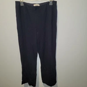 Coldwater Creek Black Classic Fit Knit Pull On Pants Size Medium - Picture 1 of 4