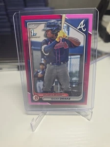 Bowman 2024 - Prospects Isaiah Drake #BP-21 borde fucsia/299 (RC) - Imagen 1 de 2