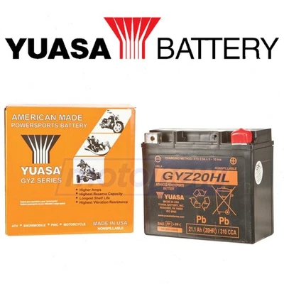 Yuasa GYZ Series Battery for 2007-2017 Harley Davidson FXDB Street Bob - xn Foto 1 de 4