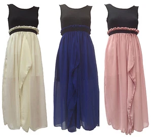 VENTA Vestido plisado de gasa para mujer talla 8 10 12 para cóctel de fiesta Reino Unido - Imagen 1 de 4