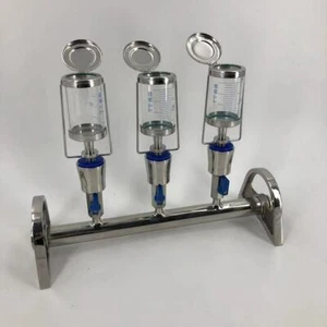 Stainless steel membrane filter 3 branch sterile drug testing lab microorganism  - Bild 1 von 1