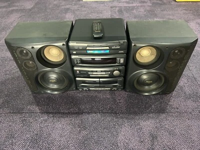 Panasonic SC-CH73 Bookshelf Stereo System Multi CD/Radio/Cassette - image 1 of 4
