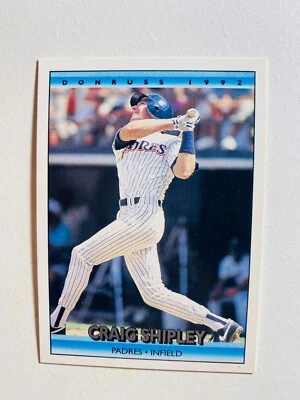 1992 DONRUSS #667 CRAIG SHIPLEY NM-MT MLB BASEBALL CARD - Image 1 of 2