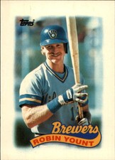 1989 Topps Mini Leaders Milwaukee Brewers Baseball Card #59 Robin Yount
