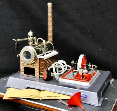 LOOK Very Good 1960s Wilesco D12 Electric Live Steam Engine - Gift Boys Men 0464 - Image 1 of 4