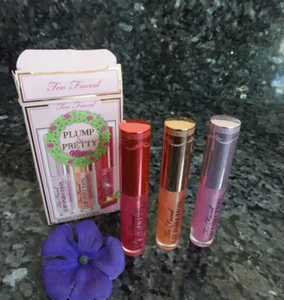 Too Faced plump & pretty kisses travel size lip injection new in box - Picture 1 of 4