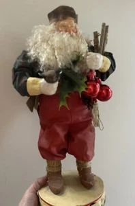 Silvestri Santa Claus Figure Paper Mache 17" Tall - Picture 1 of 8