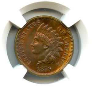 1879 Indian Head Cent, NGC MS65RB - Picture 1 of 3