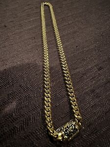 GLD Shop Miami Cuban Necklace 18” Chain 6mm Yellow Gold 18k Plated Cuban Chain