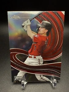 2024 Topps Chrome Corbin Carroll Strokes Insert #S-9 Arizona Diamondbacks - Bild 1 von 2