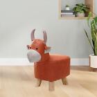Animal Footstool Footrest Ottoman, Wood Cartoon Shoes Changing Chair Room Decor