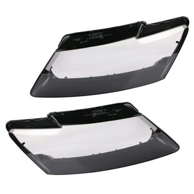 2PCS Headlight Headlamp Lens Lampshade Shell Cover Clear For Audi Q5 2009-2012 - Image 1 of 4