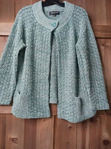 Jones New York Collection Extra Large Women's Cardigan Sweater 3/4 Sleeve...open - Picture 1 of 10