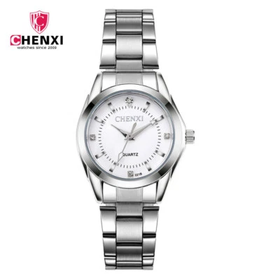 CHENXI Reloj Mujer Moda Cuarzo Relojes Acero Pulsera Reloj Pulsera para Niñas Foto 1 de 4