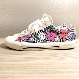 Vans Sid DX Anaheim Factory Retro Blumenmuster Schachbrettmuster niedrige Turnschuhe Herren Größe 11 - Bild 1 von 13