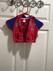 Chaqueta con Capucha Vintage Niños Bebé Infante ECKO Unltd Azul Rojo 12 Meses. - Imagen 1 de 7