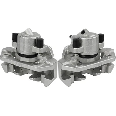 2x Front Brake Calipers For Ford Escape Hybrid Limited XLS XLT With Bracket Kit - Image 1 of 4
