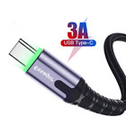 Câble LED USB Type C pour Samsung Xiaomi Oneplus câble de charge rapide USB C...
