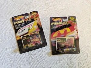 Hot Wheels Pro Racing Lot Two Labonte Elliott Die Cast Race Cars 1997 Team  - Picture 1 of 6