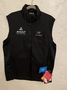 Arc'teryx Atom LT Men's Size Large Sleeveless Coreloft Avant Logo Full Zip Black