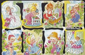 # GLANZBILDER # MLP 1822 Babys, toller und supersüßer Bogen, selten  # - Bild 1 von 1