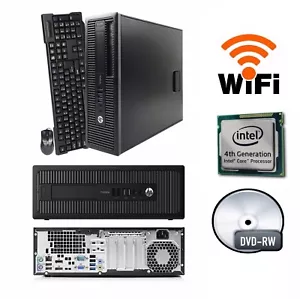 HP Prodesk 600 G1 4TH Gen Core i5 3.6GHz Quad 8GB 500GB Windows 7 64Bit DVD/RW - Picture 1 of 11
