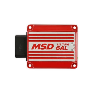 MSD Ultra 6AL Ignition Control, Red - 3 Rev Limiters, Remote Control - Picture 1 of 5