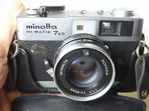 Minolta Hi-Matic 7sii 40mm F1.7 Objektiv (Bitte Bilder ansehen) funktionstüchtig - Bild 1 von 7