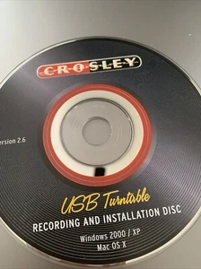 Disco giratorio Crosley USB versión 2.6 Windows 2000/XP - Imagen 1 de 3
